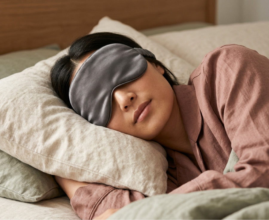 Calm sleep routine at home