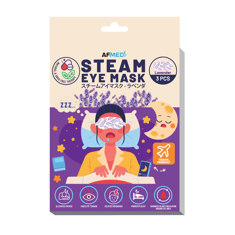 AF Medi Steam Eye Mask - 3 masks (Lavender)