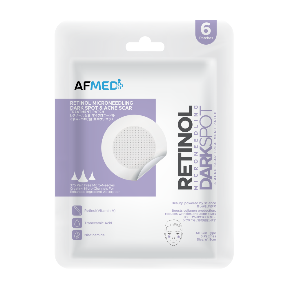 AF Medi Retinol Microneedling Darkspot & Acne Scar Patch - 6 patches