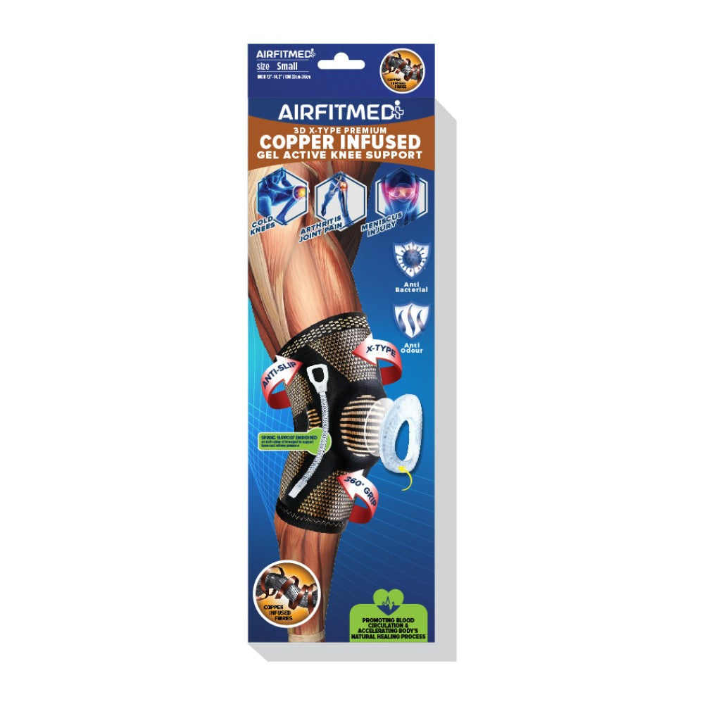 AF Medi Gel Active Knee Support (Copper Infused)