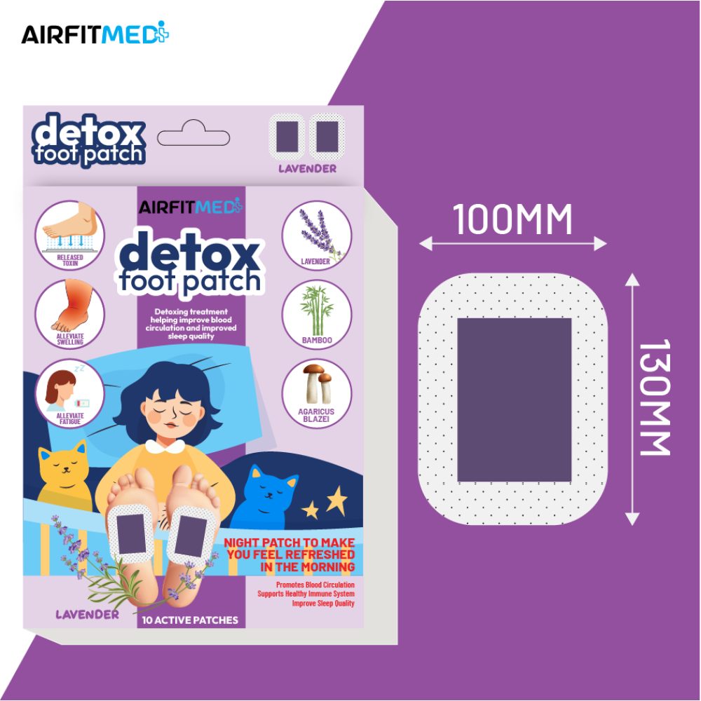 AF Medi Detox Foot Patch - 10 patches (Lavender)
